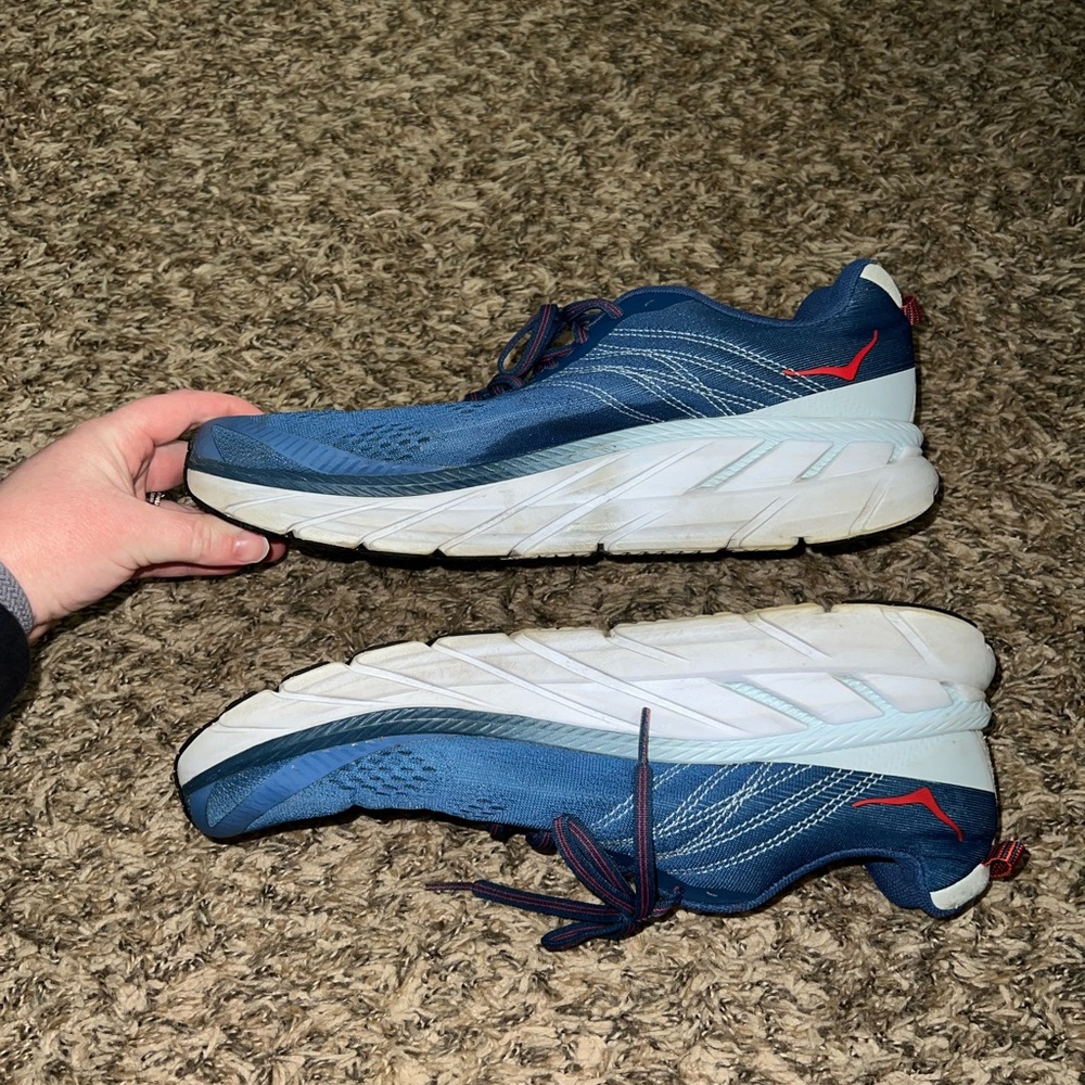 Hoka Blue Clifton 6 Athletic Shoes Sjze 11.5 - Picture 5 of 8
